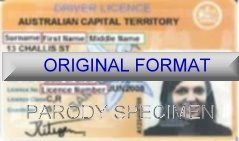 AUSTRALIAN CAPITAL Fake ID
